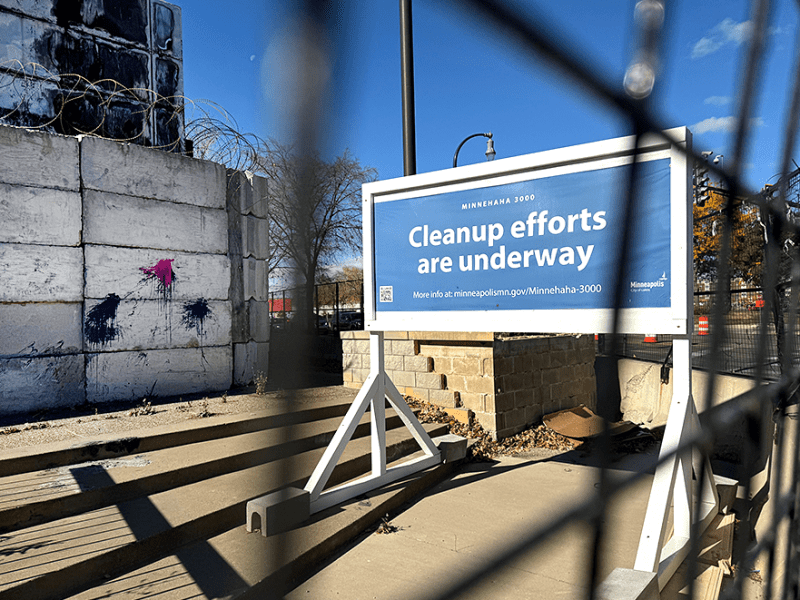 Within the next two weeks, razor wire, barriers and fencing will be removed from around the former Third Precinct building at 3000 Minnehaha.