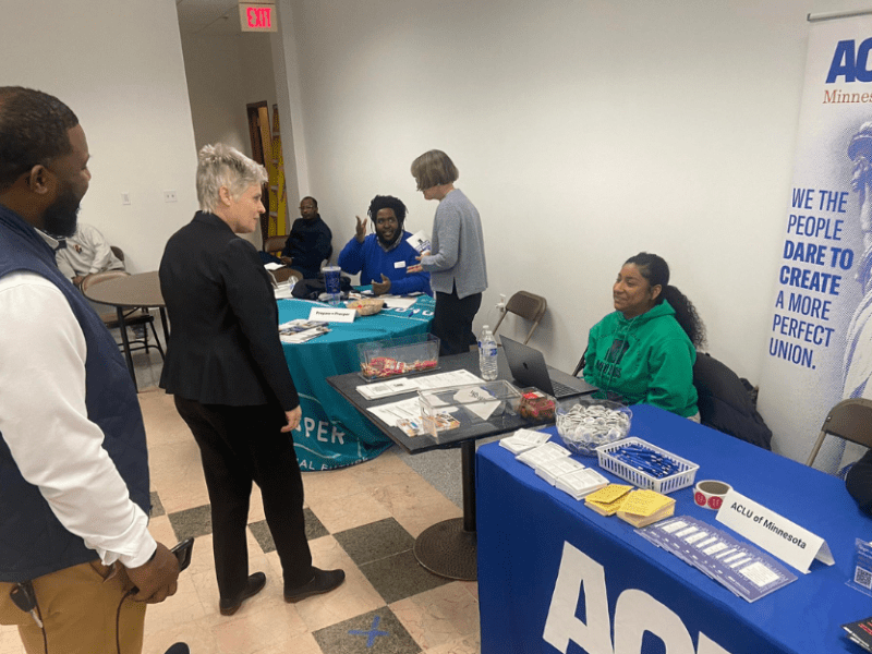 Hennepin County Attorney Mary Moriarty at the expungement clinic held at Urban League Twin Cities in north Minneapolis.