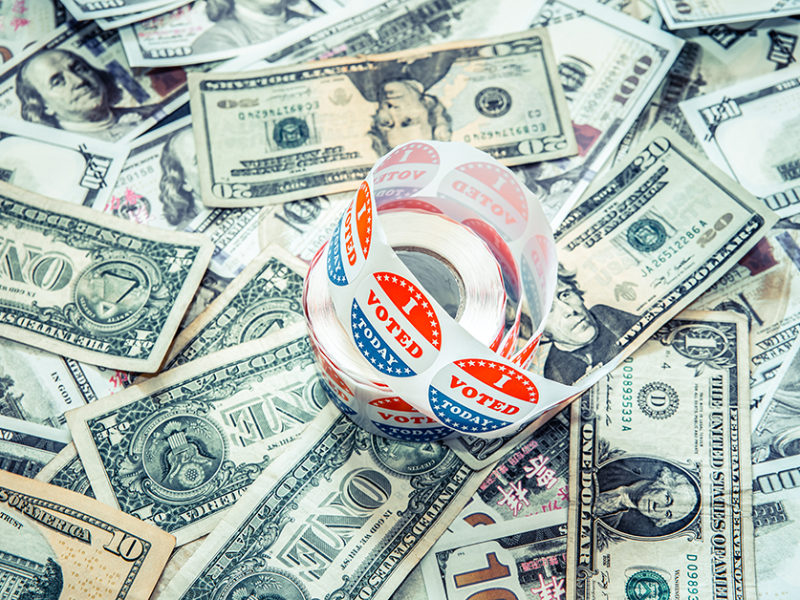 Political action committee spending