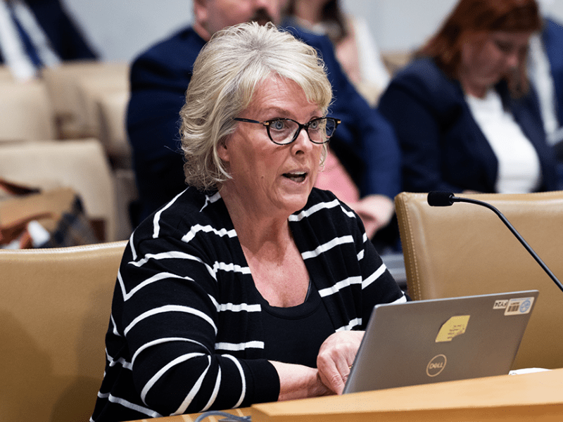Charlene Briner, the interim director of the new Office of Cannabis Management.