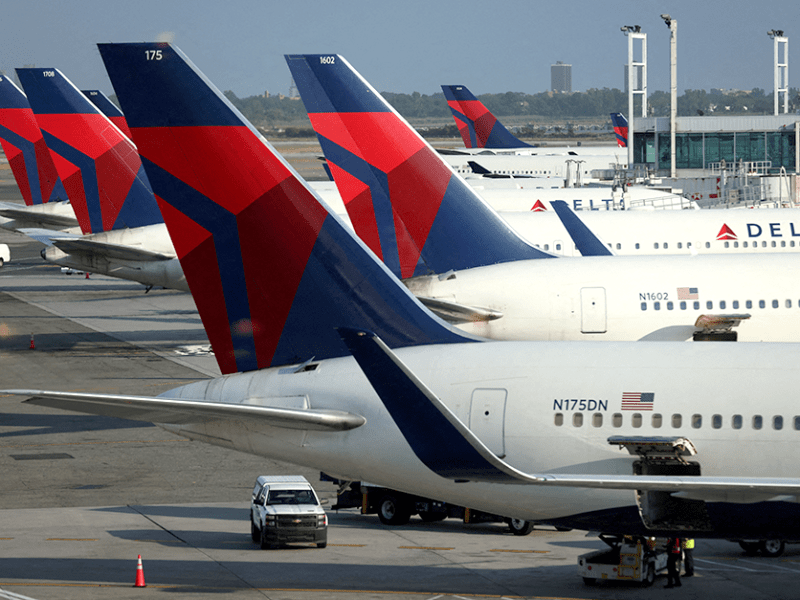 Delta Air Lines planes