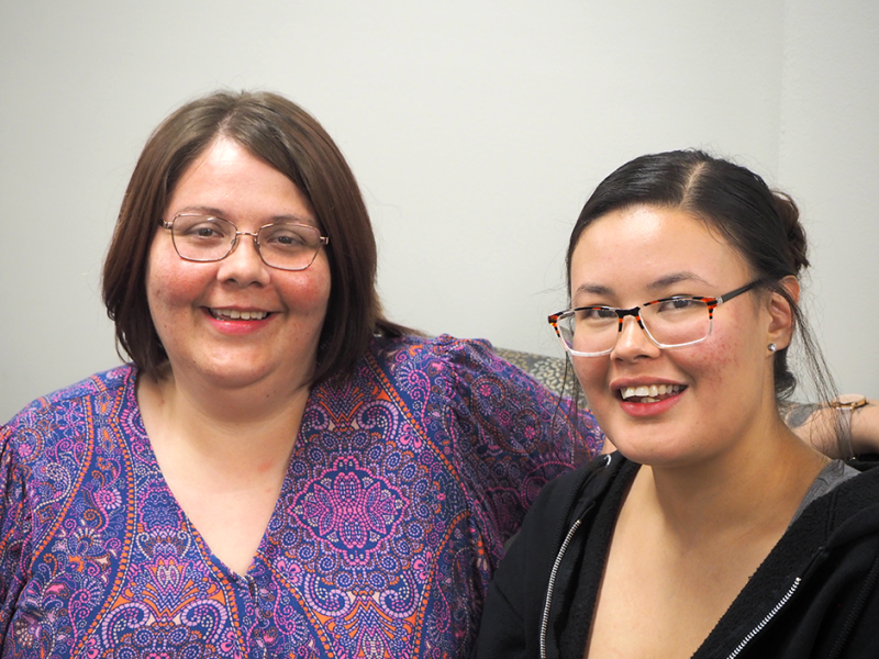 Minnesota Adult and Teen Challenge women’s residential program participants Elizabeth, left, and Shanaya, say the program’s singular commitment has been central to their recovery.