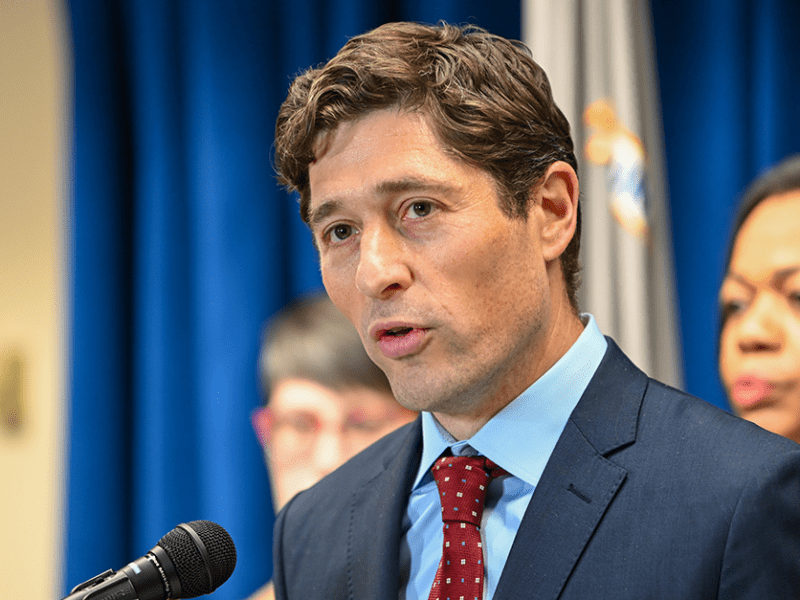 Minneapolis Mayor Jacob Frey shown during the press conference earlier this month announcing the consent decree agreement.