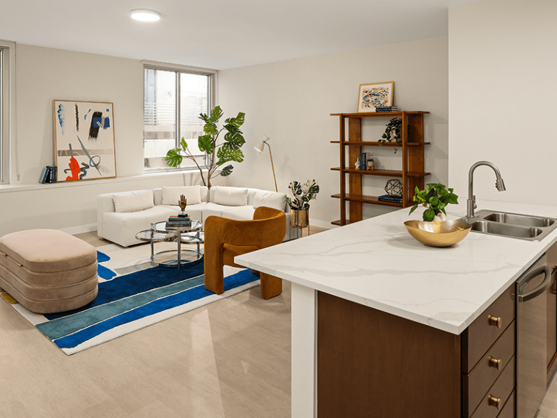 Groove Lofts is a “mixed-income” building. There are 44 units earmarked for tenants making under half of the median wage.