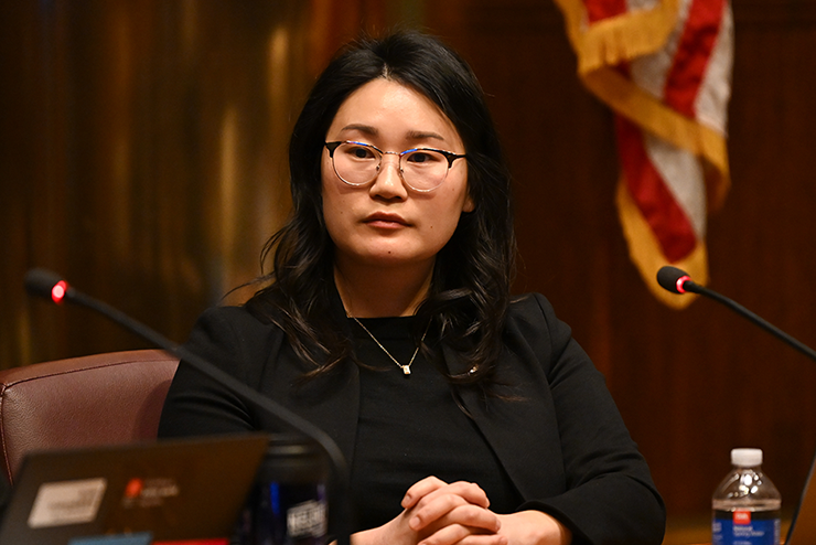Ward 5 council member Hwa Jeong Kim said the council had “taken a scalpel over an axe” in crafting the budget that was passed.