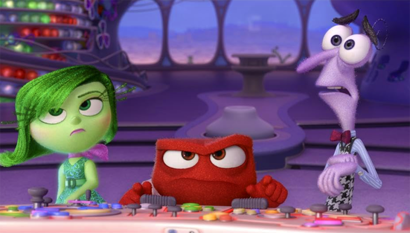 A scene from the 2015 movie “Inside Out.”