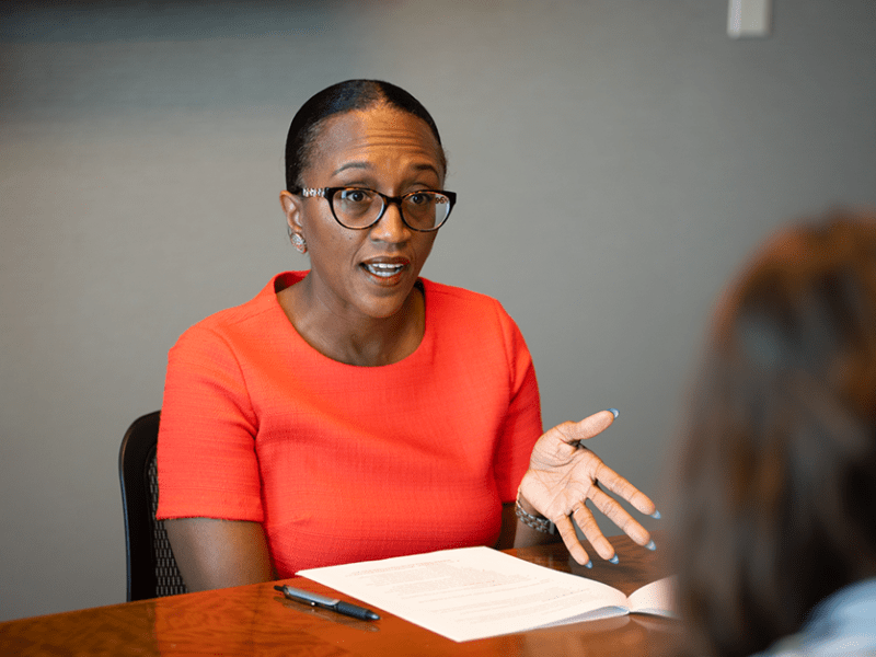 Superintendent Lisa Sayles-Adams: “I know that we have work that needs to happen, but there are many great things that are happening inside our classrooms, outside of our classrooms, on our fields, on our stages…”