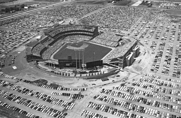 The All-Star game at Metropolitan Stadium, 1965.