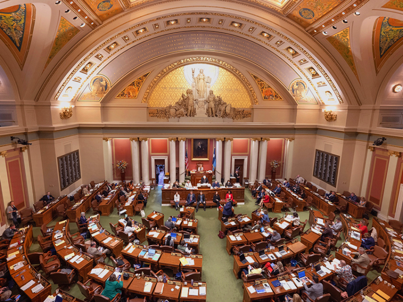 An image of the Minnesota House chamber on May 16, 2024.