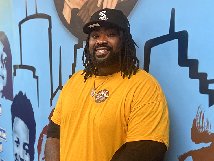 Moses Hubert started working with T.O.U.C.H. Outreach about a month ago after serving five years in prison.