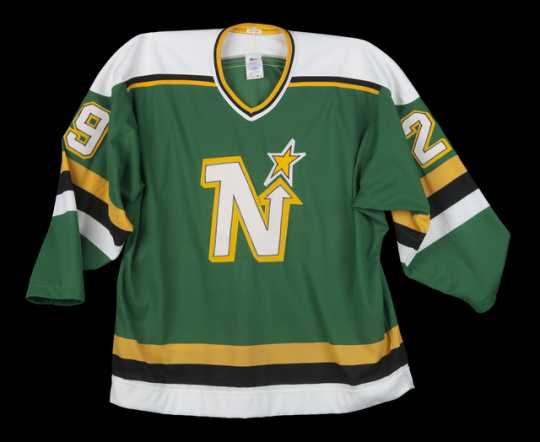 A North Stars jersey from around 1990