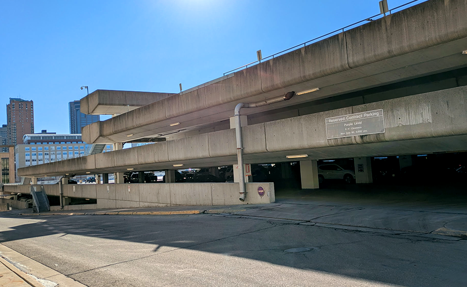 The Centennial Ramp on the former Central Park site.