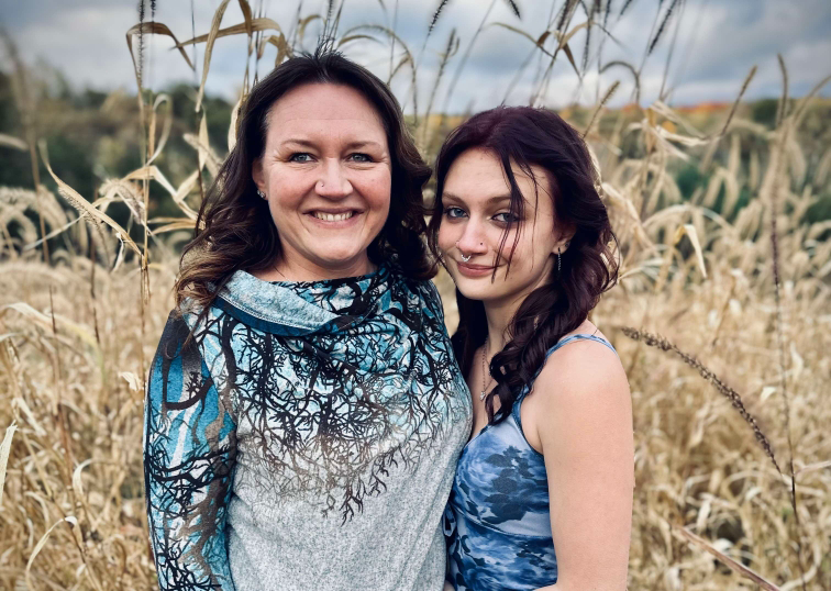 Robin Geist, and her 17-year-old daughter, Jay, who completed the intensive outpatient treatment program for teens over the summer.