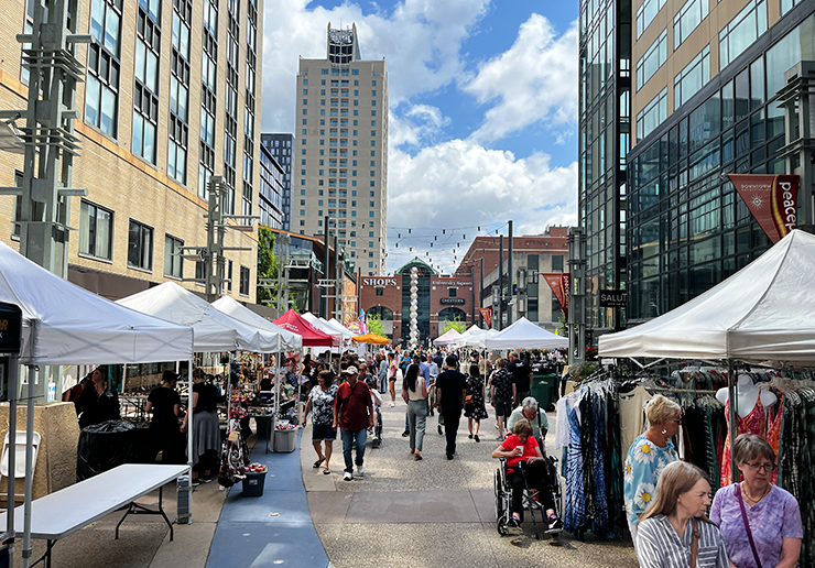 Minneapolis should copy Rochester’s successful street-level amenities, adding markets, food vendors and entertainment on a regular basis.