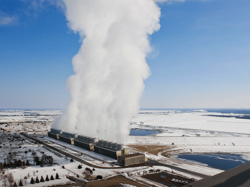 Microsoft and Amazon have acquired property near Xcel's retiring Sherco Power Plant.