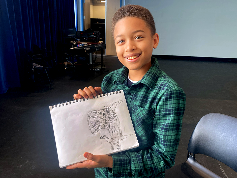 This month, Toussaint Francois Battiste stars in “Milo Imagines the World,” a musical adaptation of the children’s book by writer Matt de la Peña and illustrator Christian Robinson.