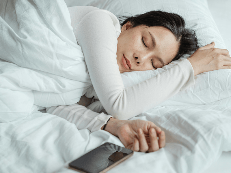 Woman sleeping